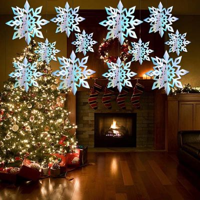 Flocos de neve 3D (6uni) | HOLOFLAKE