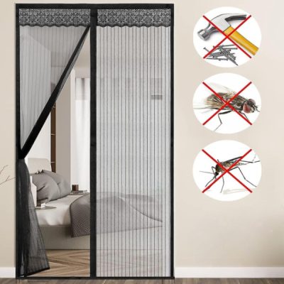 Rede mosquiteira magnética para portas | INSECTPROTECT