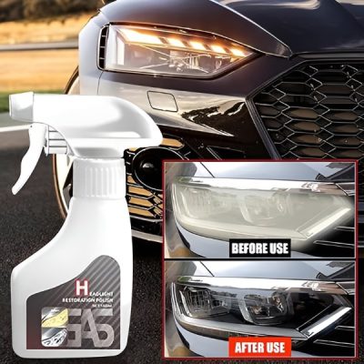 Spray de Restauro de Faróis - 180 ml, sem lixamento, sem ferramentas | CARBRIGHT